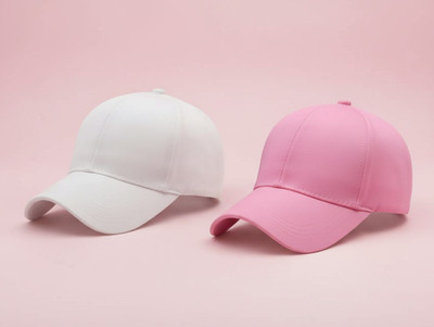 cap world Checkered, Self Design, Solid Sports/Regular Cap Cap(Pack of 2)