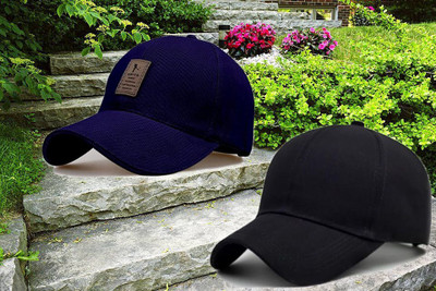 CLASSYMAESSI Self Design Sports/Regular Cap Cap(Pack of 2)