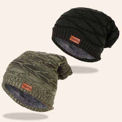 HUPSHY Beanie Cap(Pack of 2)