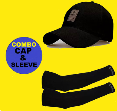 FD FLORIDA Solid, Self Design Sports/Regular Cap Cap(Pack of 2)