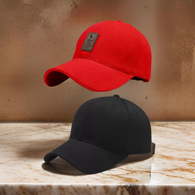 M John's Solid, Self Design, Embroidered Sports/Regular Cap Cap(Pack of 2)