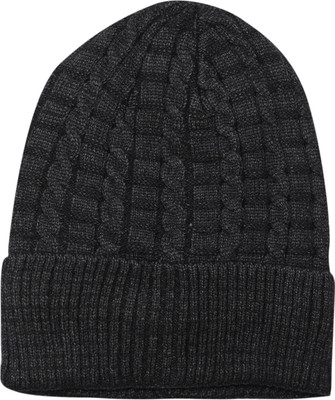 LOOM LEGACY Self Design Beanie Cap