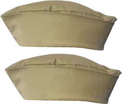 TQLOQZ Solid Skull Cap Cap(Pack of 2)