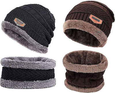 TruFlair Beanie Cap(Pack of 2)