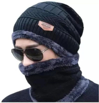 FASHIONINSTA TREND Beanie Cap(Pack of 3)