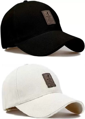 Zadinga Solid Sports/Regular Cap Cap(Pack of 2)