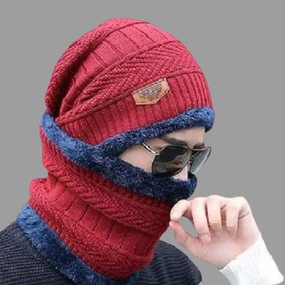 SMART SEWINGERS Woven Beanie Cap(Pack of 2)