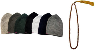 FAFetraders Solid Prayer Cap Cap(Pack of 7)