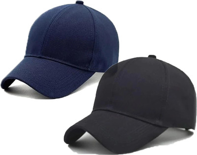 selloria Self Design Sports/Regular Cap Cap(Pack of 2)