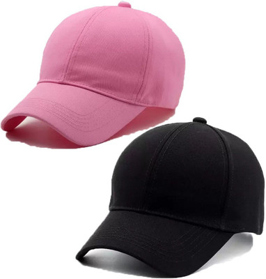 Ritoza Embroidered, Self Design, Solid Sports/Regular Cap Cap(Pack of 2)