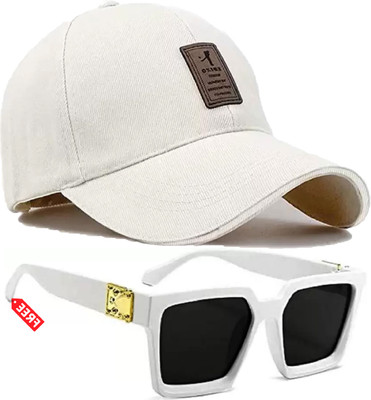 Florida Solid, Self Design Sports/Regular Cap Cap(Pack of 2)