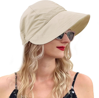 PALAY Solid Visor Cap Cap