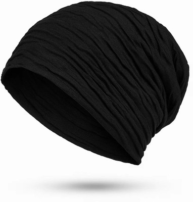 Wearslim Self Design Beanie Cap