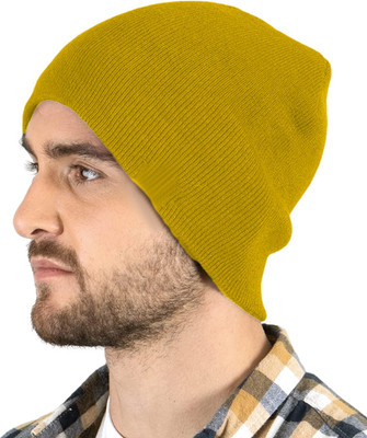 THE BLAZZE Solid Beanie Cap