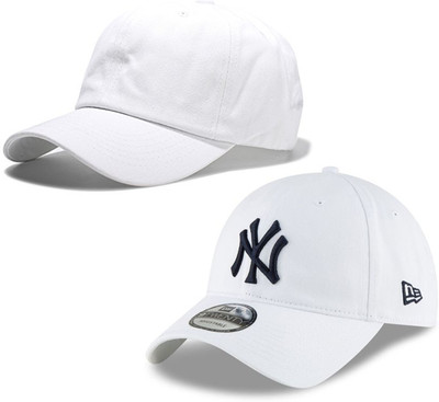 CLASSYMESSI Solid, Self Design, Embroidered Sports/Regular Cap Cap(Pack of 2)