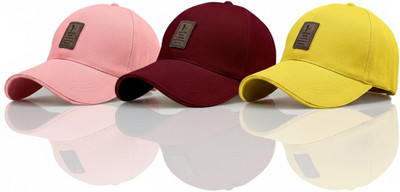 ILLARION Solid Sports/Regular Cap Cap(Pack of 3)