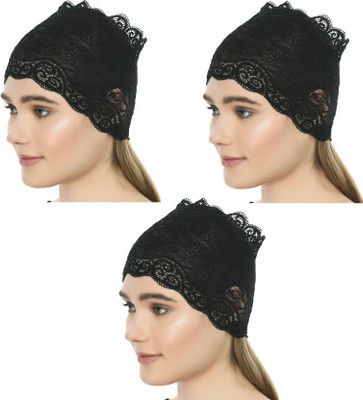 Dhyeyu Self Design, Striped Skull Cap Cap(Pack of 3)