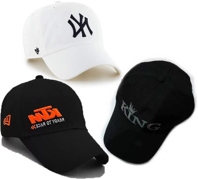 blutech Printed Sports/Regular Cap Cap(Pack of 3)