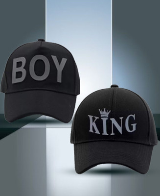 Evanden Self Design Sports/Regular Cap Cap(Pack of 2)