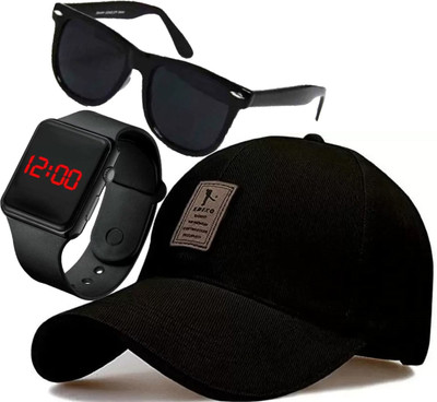 SPEQTA Solid Sports/Regular Cap Cap(Pack of 3)