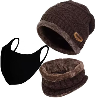 CLASSYMESSI Beanie Cap(Pack of 2)