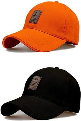 CLASSYMESSI Solid Sports/Regular Cap Cap(Pack of 2)