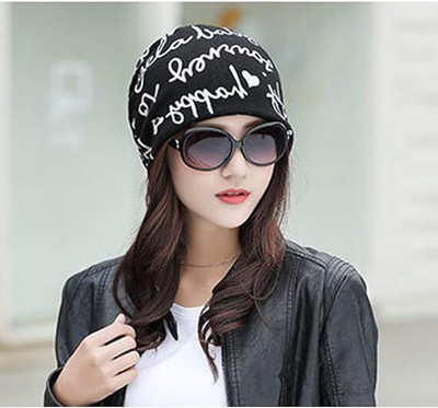 Frackson Woven, Solid, Self Design Skull Cap Cap