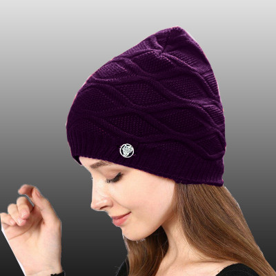 TRUE INDIAN Solid Beanie Cap