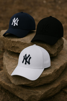 cap world Embroidered, Self Design, Solid Sports/Regular Cap Cap(Pack of 3)