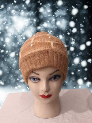 HPLUS Self Design Beanie Cap