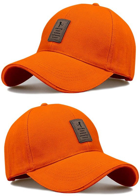 CLASSYMESSI Self Design, Solid Sports/Regular Cap Cap(Pack of 2)