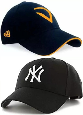 FLEXCYCAP Embroidered, Solid, Self Design Sports/Regular Cap Cap(Pack of 2)