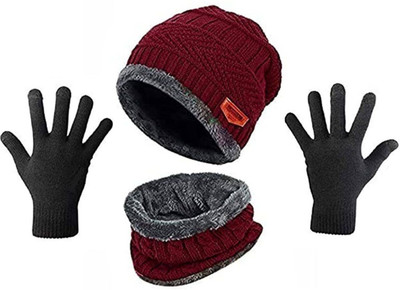 Maleka Solid Beanie Cap