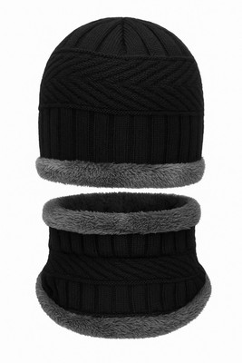SAAJA SAJAZA Embroidered, Self Design, Printed Beanie Cap(Pack of 2)