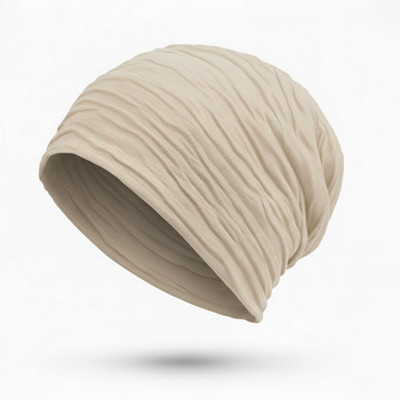 Wearslim Self Design Beanie Cap