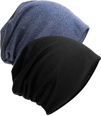 PAROPKAR Solid Beanie Cap(Pack of 2)