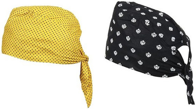 Bismaadh Printed Skull Cap Cap(Pack of 2)