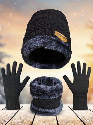 AIVIN Solid Beanie Cap(Pack of 3)