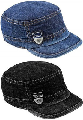 BAYEMA Solid Sports/Regular Cap Cap(Pack of 2)