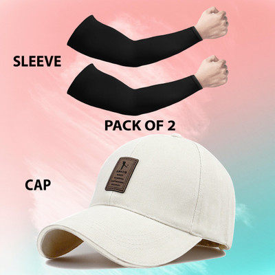 ALAMOS Solid Sports/Regular Cap Cap(Pack of 2)