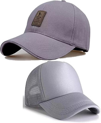 Florida Solid, Self Design Sports/Regular Cap Cap(Pack of 2)