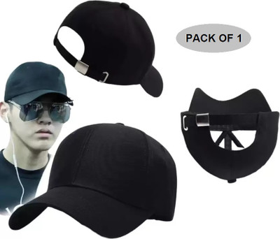 VIRAT Applique, Solid, Self Design Sports/Regular Cap Cap