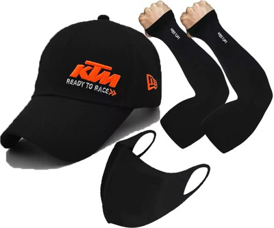 CLASSYMESSI Solid, Self Design, Embroidered Sports/Regular Cap Cap(Pack of 3)