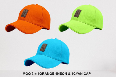 ALAMOS Embellished Sports/Regular Cap Cap(Pack of 3)