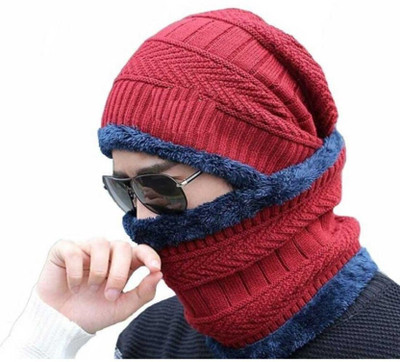 ELECTRIBLES Self Design Beanie Cap