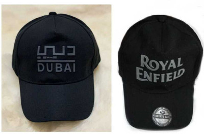 Rozti Self Design, Solid Sports/Regular Cap Cap(Pack of 2)