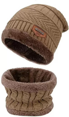 Flipstar Solid Beanie Cap(Pack of 2)