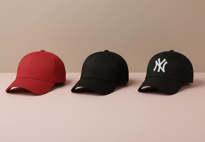 cap world Embroidered, Self Design, Solid Sports/Regular Cap Cap(Pack of 3)