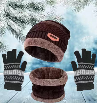 CLASSYMESSI Beanie Cap(Pack of 4)
