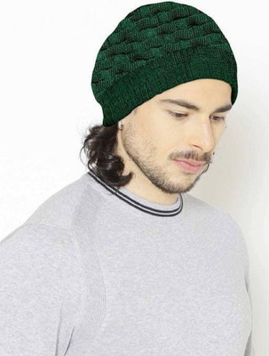 WHYME FASHION Self Design Beanie Cap